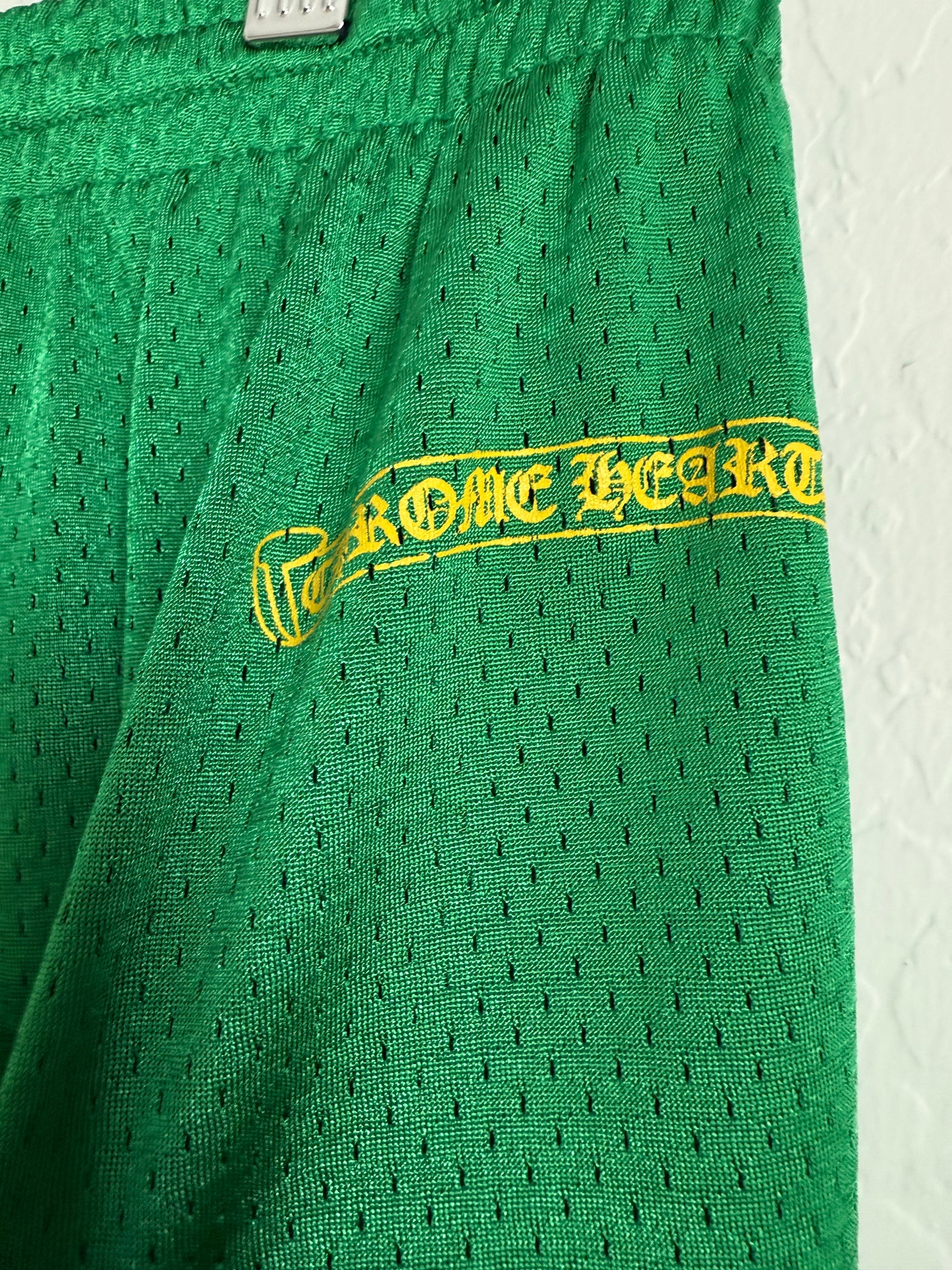Chrome Hearts Stadium Mesh Jersey Shorts Green