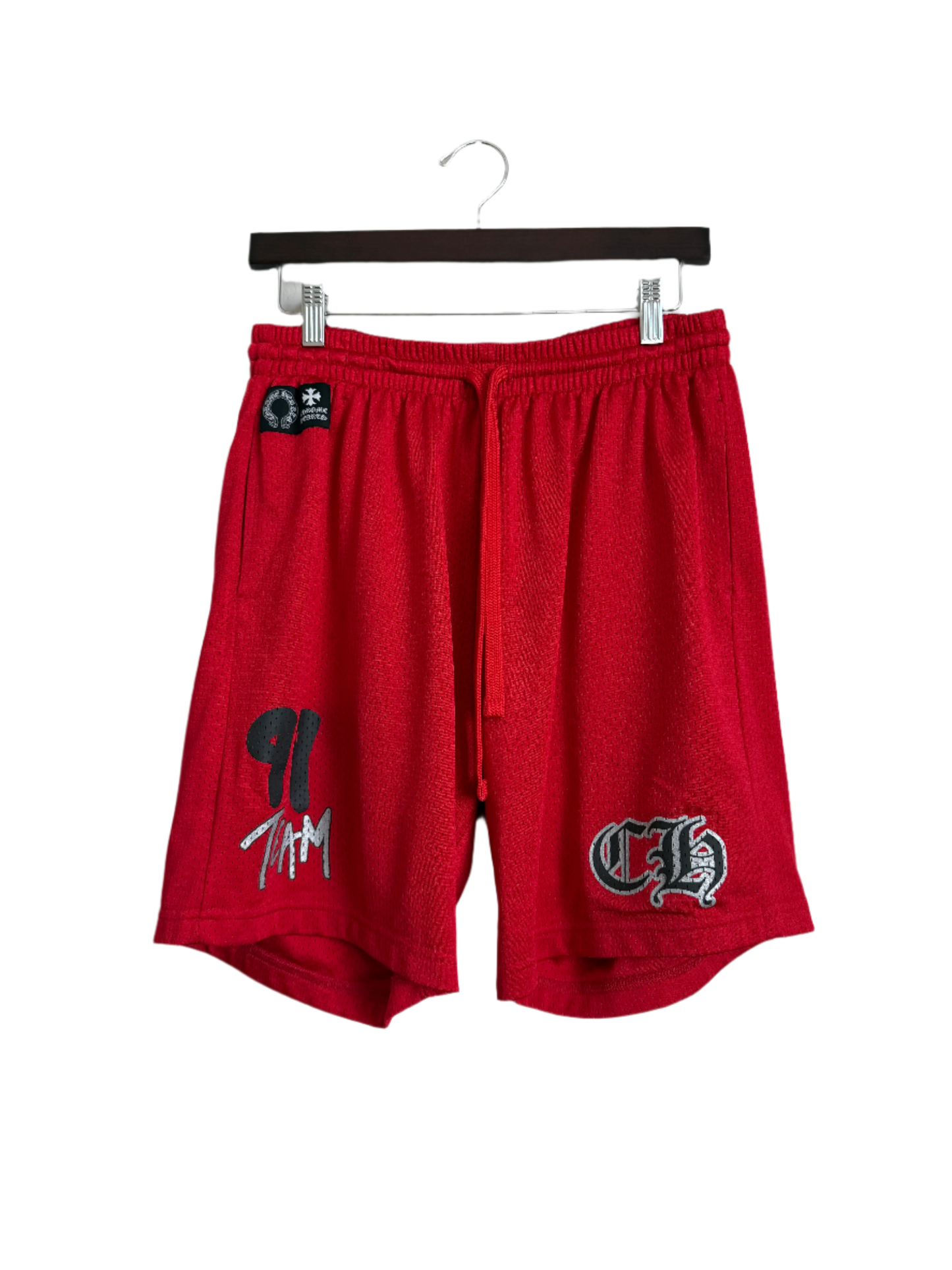 Chrome Hearts Matty Boy Stadium Mesh Jersey Shorts Red