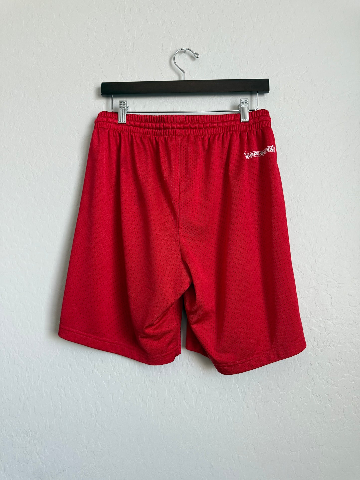 Chrome Hearts Matty Boy Stadium Mesh Jersey Shorts Red