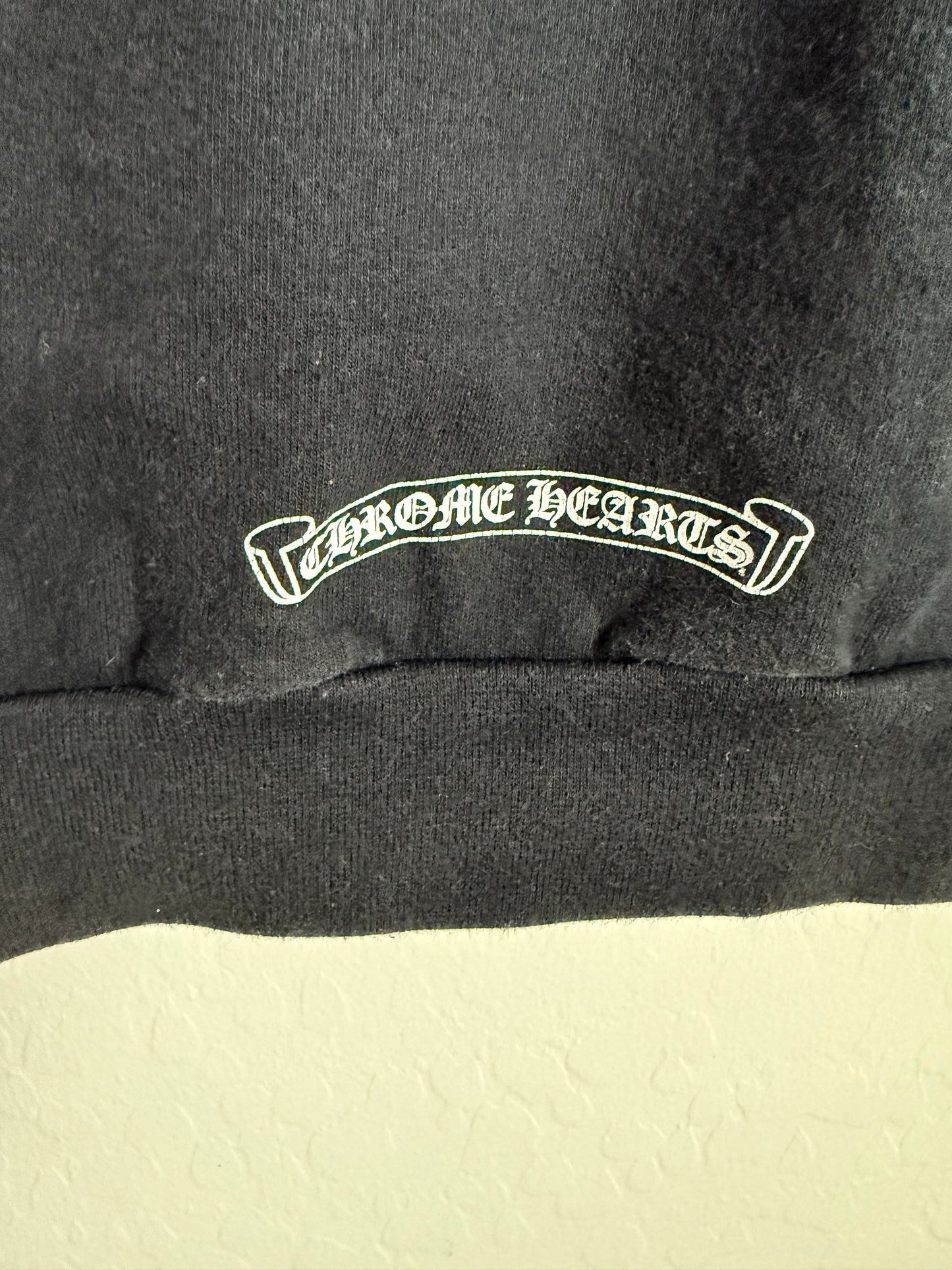 Chrome Hearts Horseshoe Floral Pullover Black