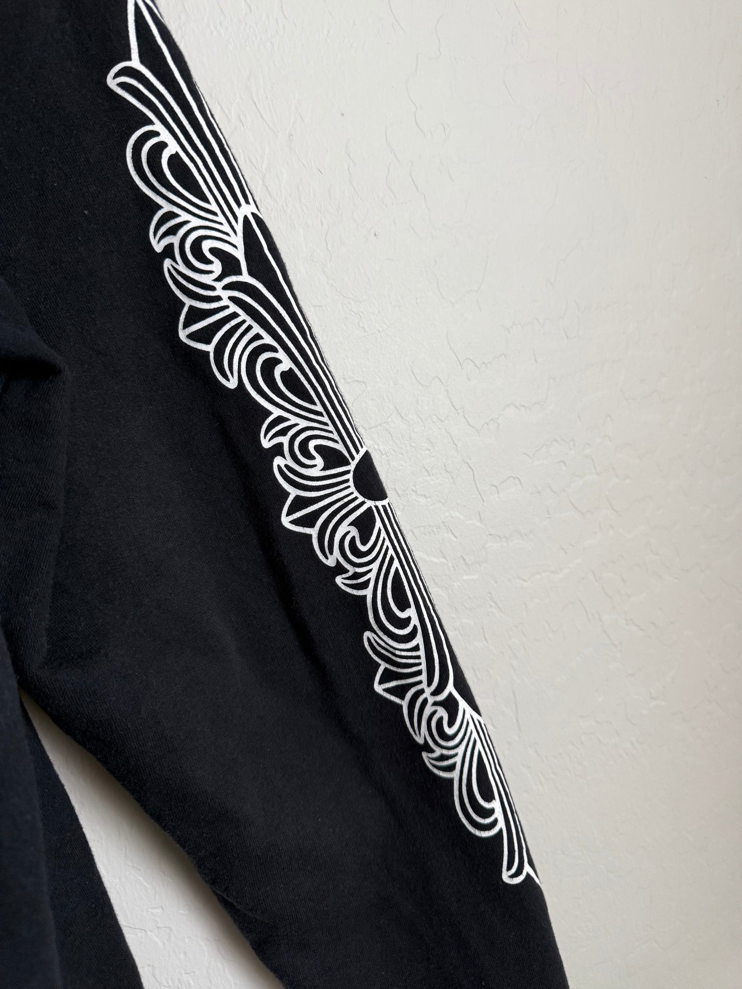Chrome Hearts Horseshoe Floral Pullover Black