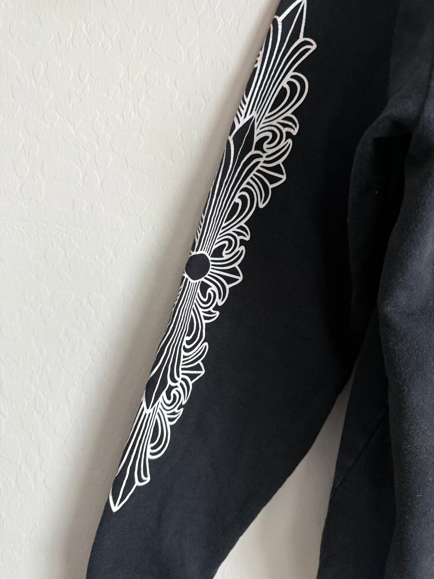 Chrome Hearts Horseshoe Floral Pullover Black