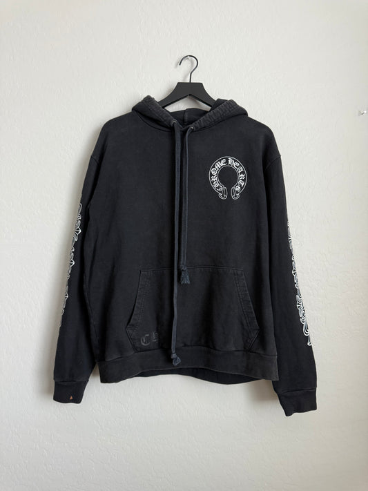 Chrome Hearts Horseshoe Floral Pullover Black