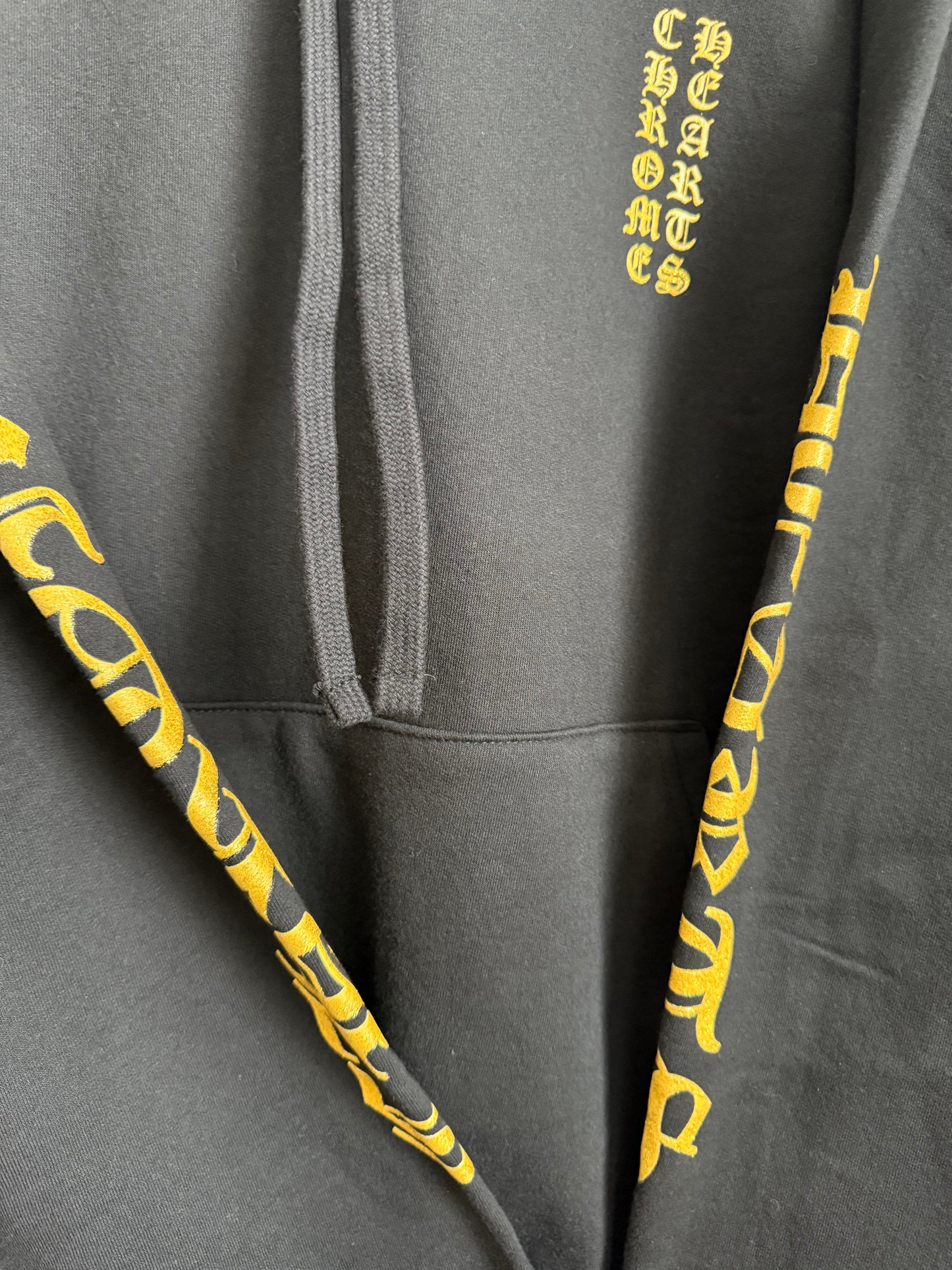 Chrome Hearts 1988 Gold Glitter Hoodie