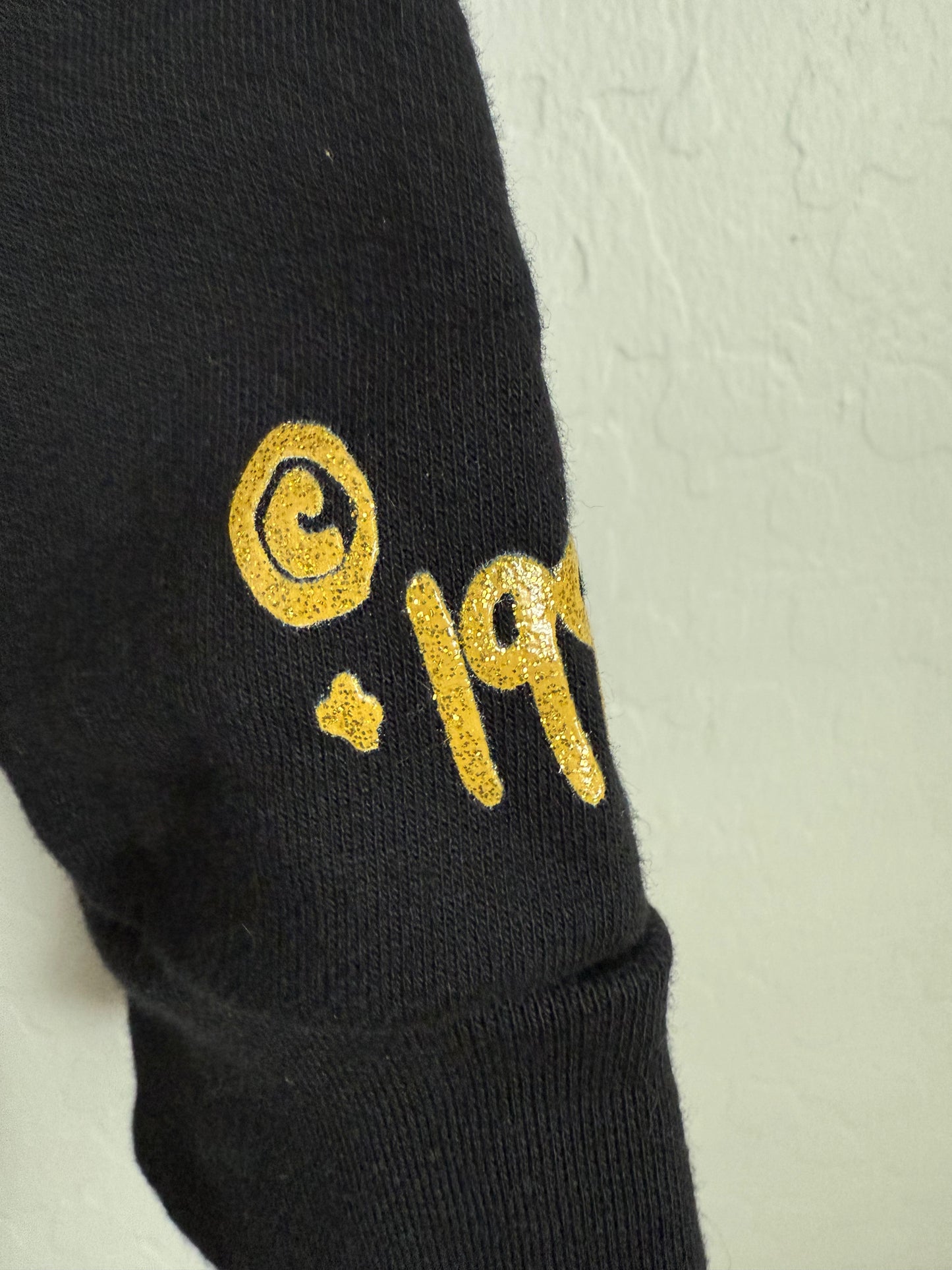 Chrome Hearts 1988 Gold Glitter Hoodie