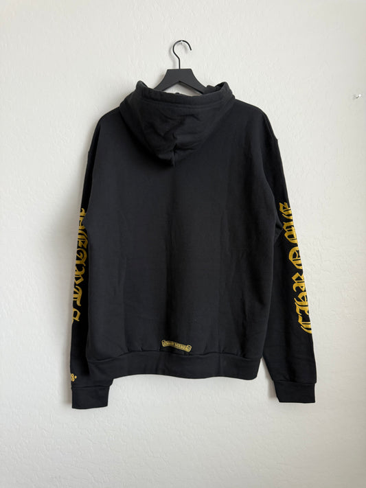 Chrome Hearts 1988 Gold Glitter Hoodie