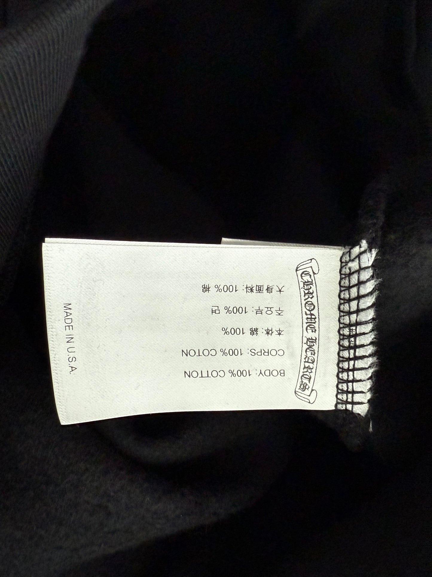 Chrome Hearts 1988 Pullover Hoodie Black