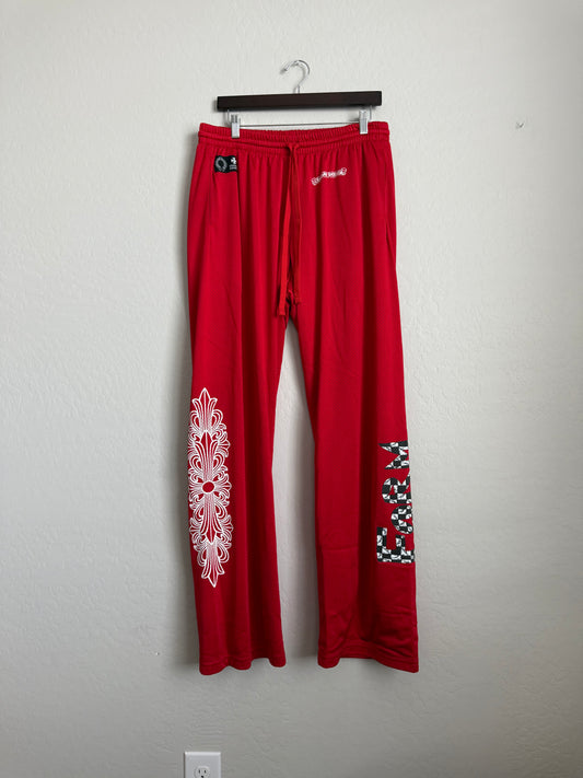 Chrome Hearts Matty Boy Stadium Pants Red