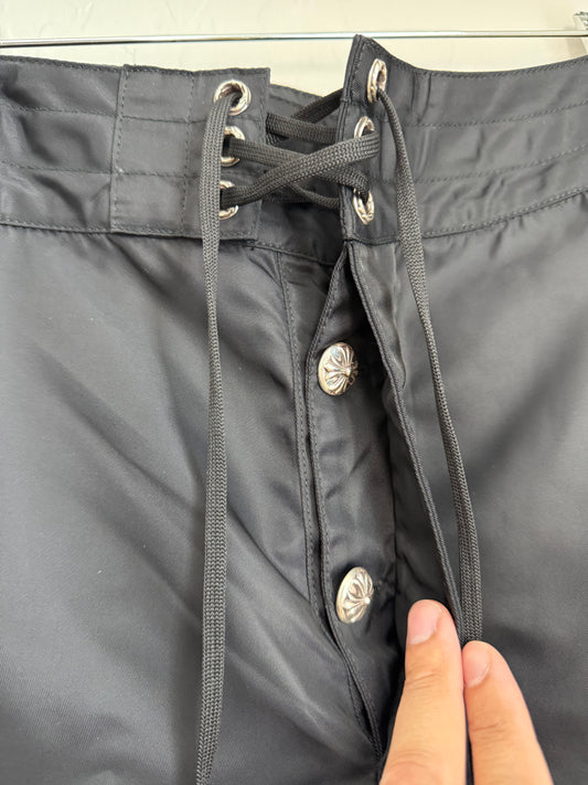 Chrome Hearts Surfing Briches Patch Shorts Black/Yellow