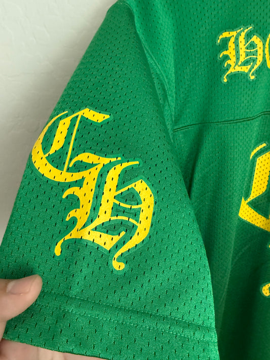 Chrome Hearts Mesh Jersey SS Top Green/Yellow