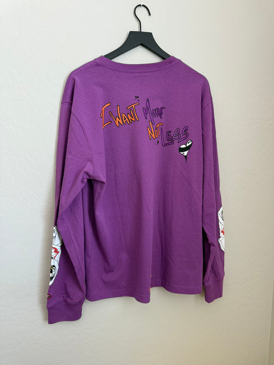 Chrome Hearts Matty Boy I Want More LS T-Shirt Purple