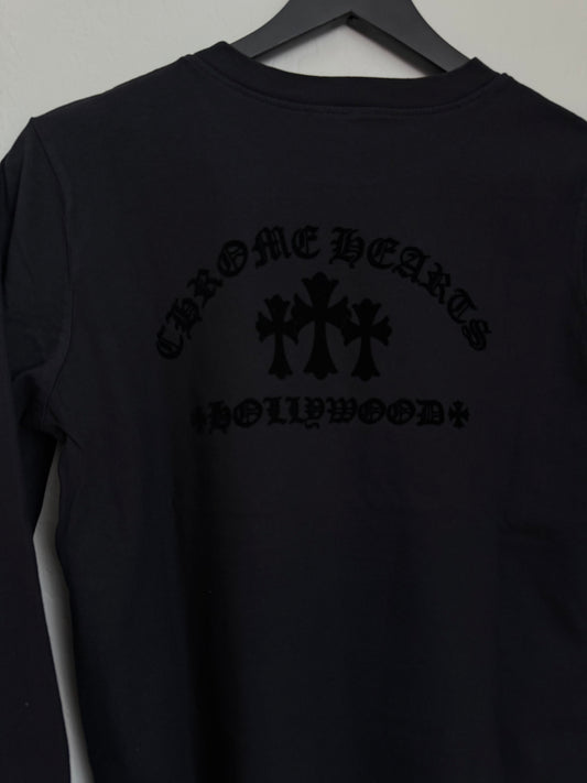 Chrome Hearts Blind Spot Yoga 3/4 T-Shirt Black