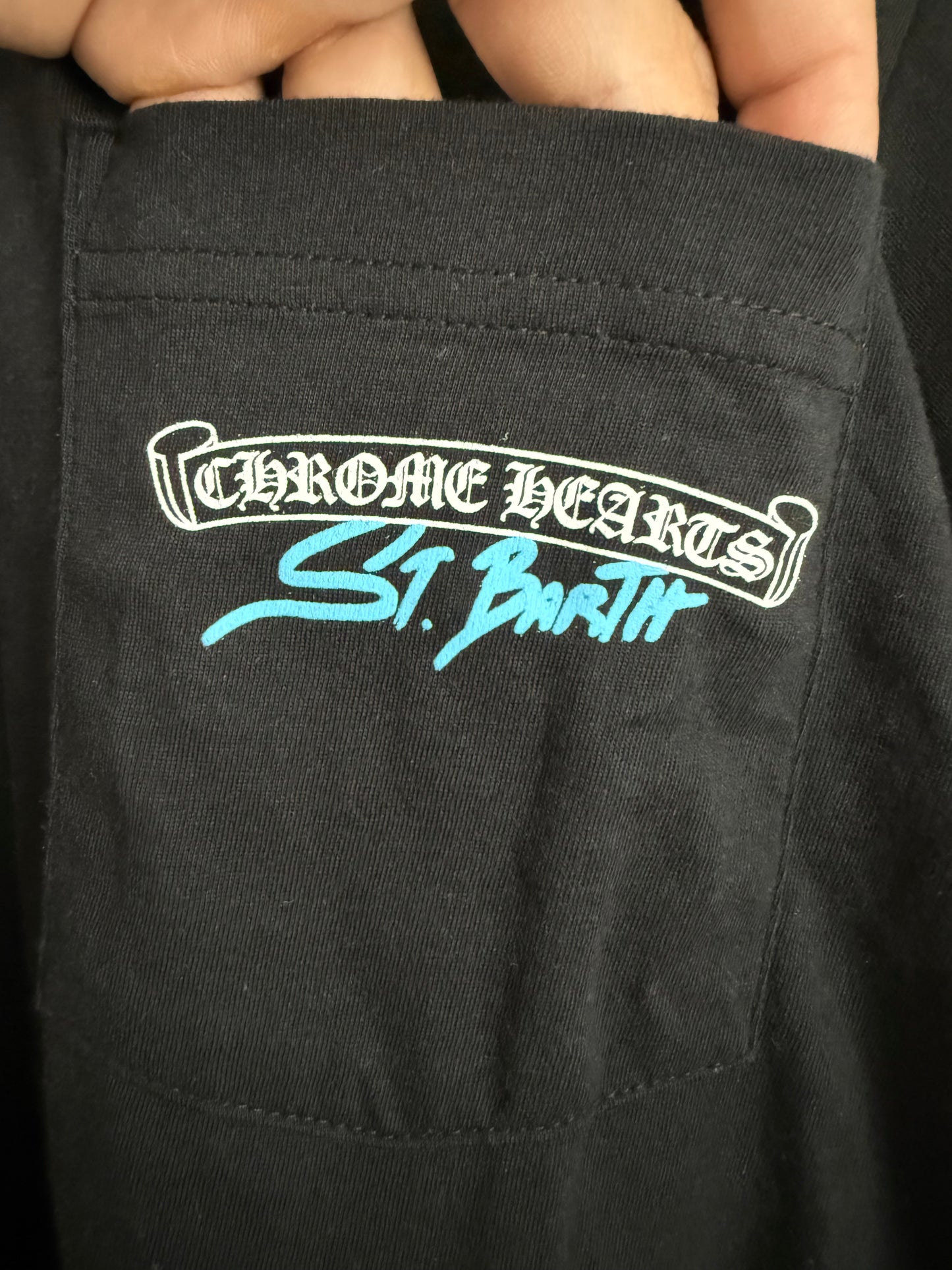 Chrome Hearts St Barth Scroll SS T-Shirt Black