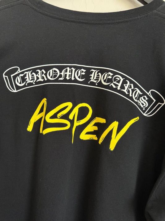 Chrome Hearts Matty Boy Aspen Scroll Floral LS T-Shirt Black