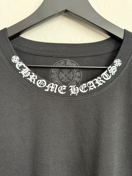 Chrome Hearts Neck Logo SS T-Shirt Black