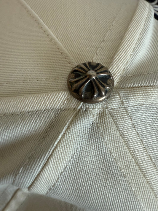 Chrome Hearts CH Baseball USA Snapback Hat White/Red/Blue