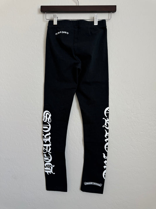 Chrome Hearts Logo Leggings Black