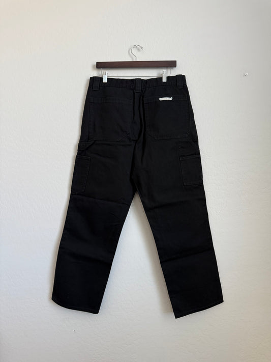 Chrome Hearts Double Knee Carpenter Pants Black