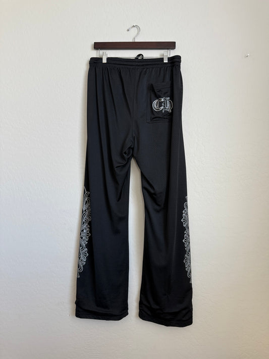 Chrome Hearts Stadium Mesh Sweatpants Black/Silver