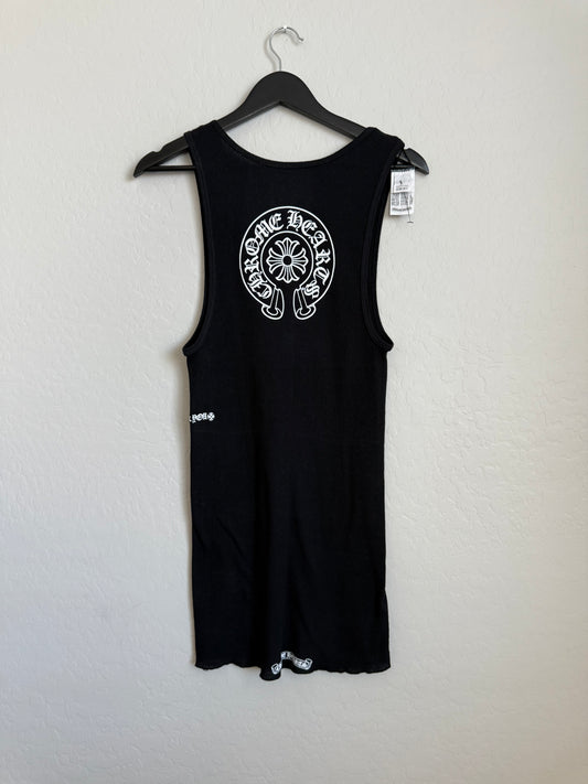 Chrome Hearts Horseshoe Fuck You Tank Top Black