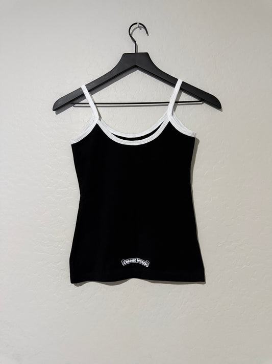 Chrome Hearts Roller Skates Horseshoe Tank Top Shirt Black