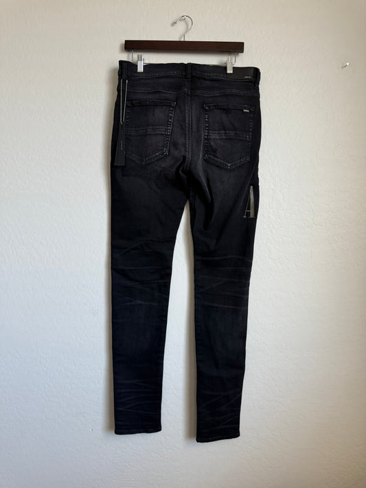 Amiri MX1 Camo Logo Jeans Black/Green