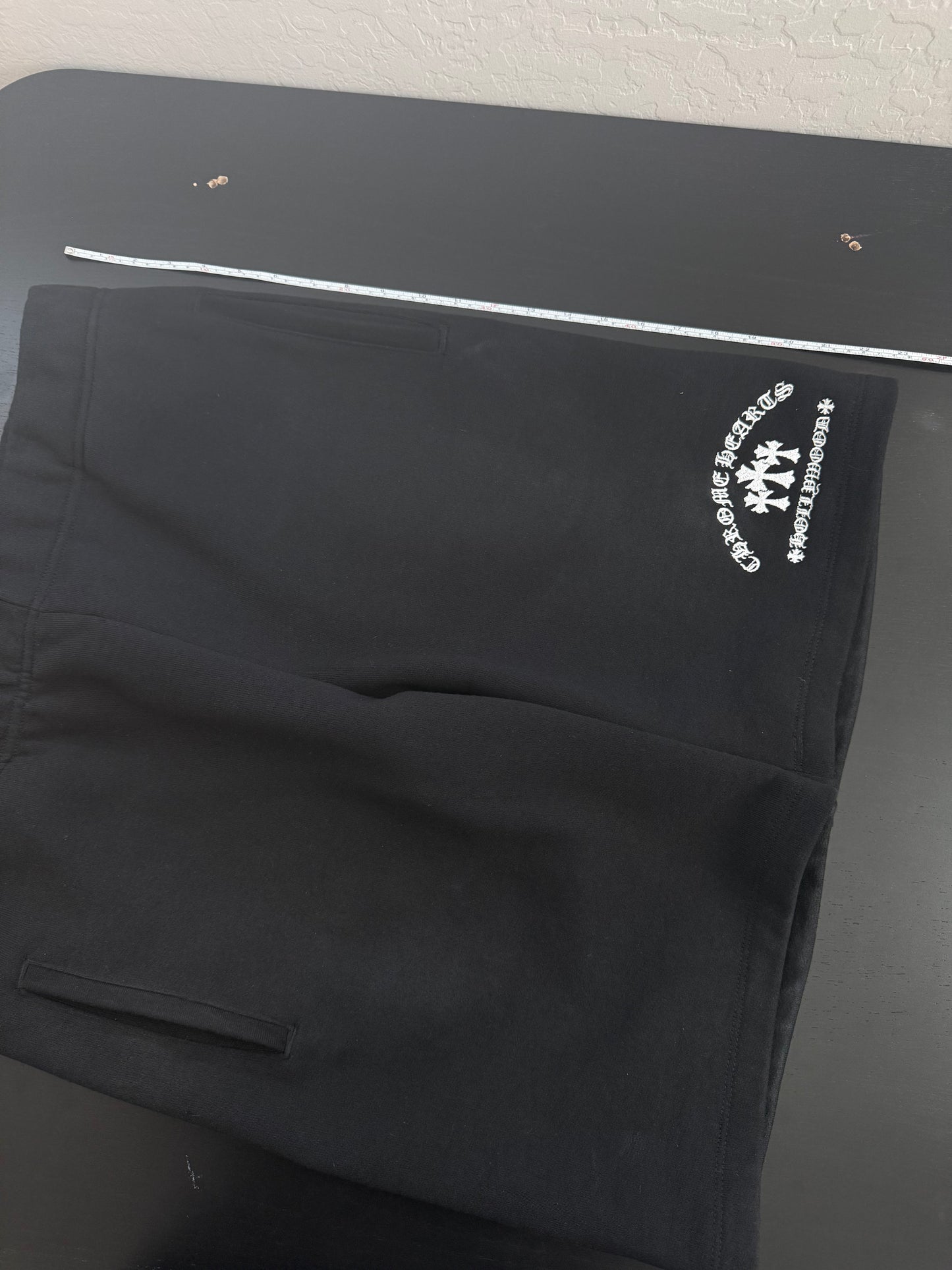 Chrome Hearts Sailin On Triple Cross Shorts Black