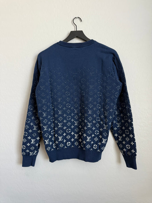Louis Vuitton Gradient Monogram Sweatshirt Blue