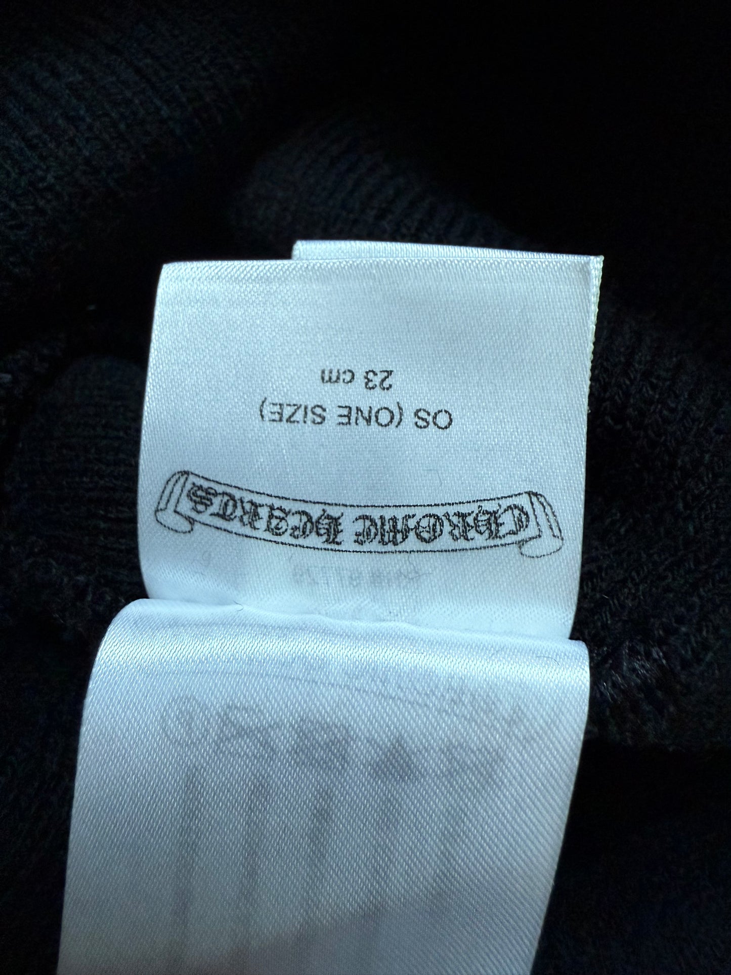 Chrome Hearts Matty Boy Chomper Beanie Black