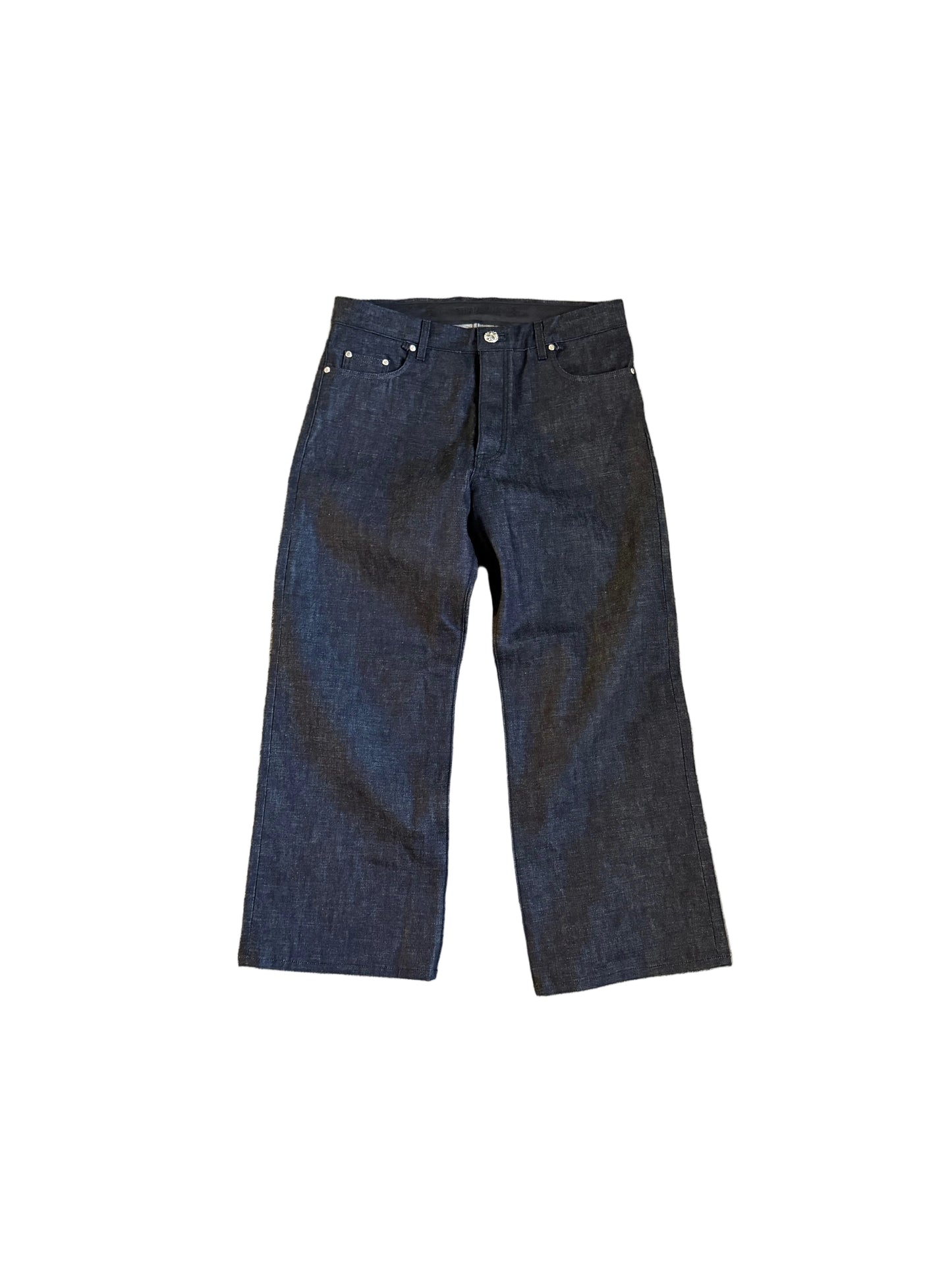 Chrome Hearts KS Fit Baggy Denim Jeans Raw Indigo