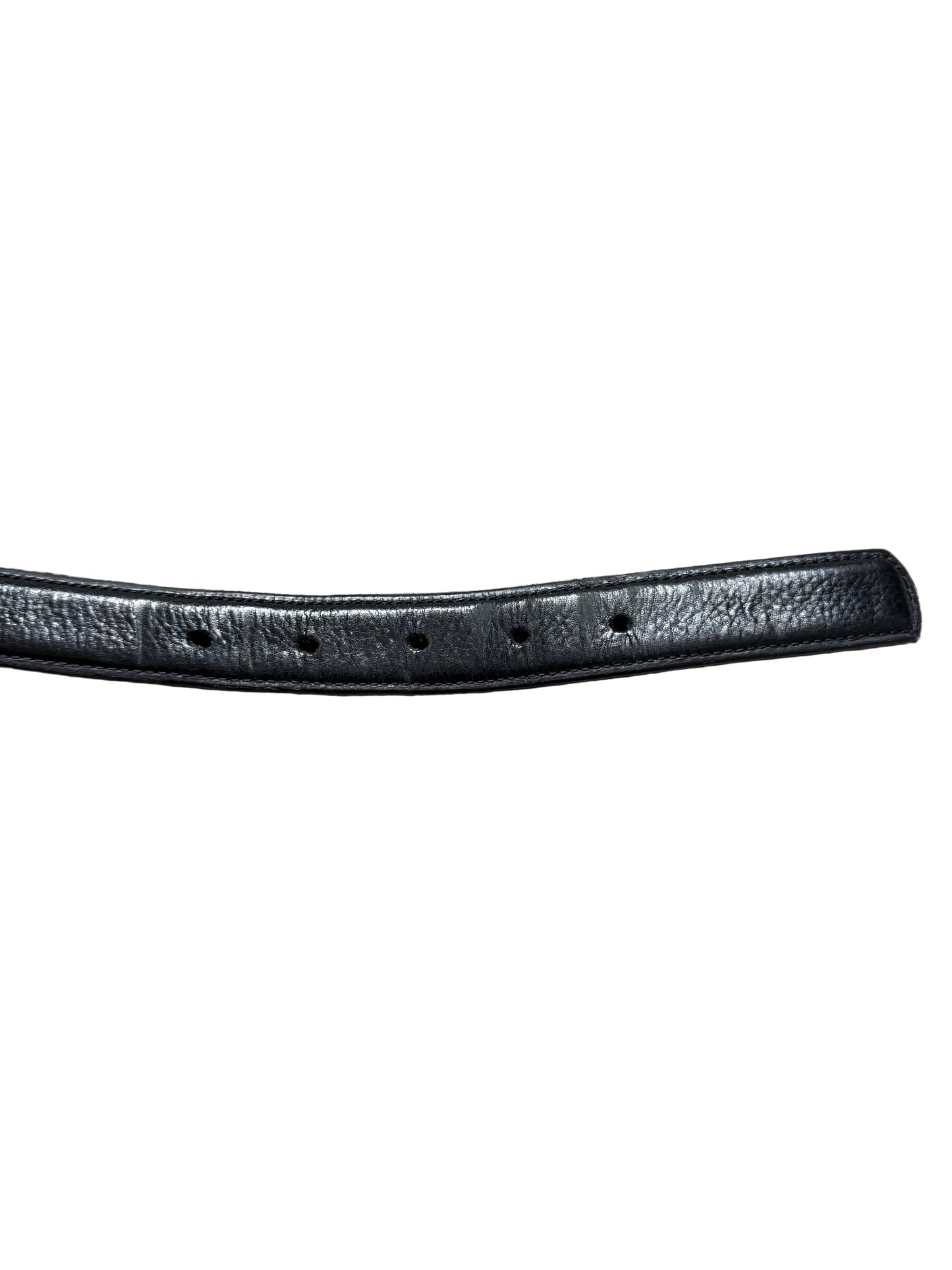 Chrome Hearts Leather Belt Strap 1" Black