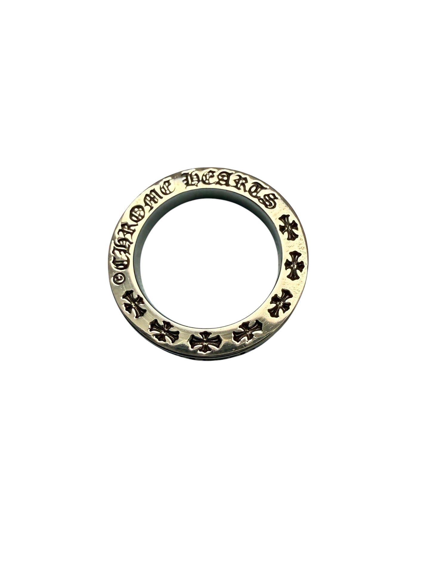 Chrome Hearts Malibu FU 3MM Spacer Silver Ring