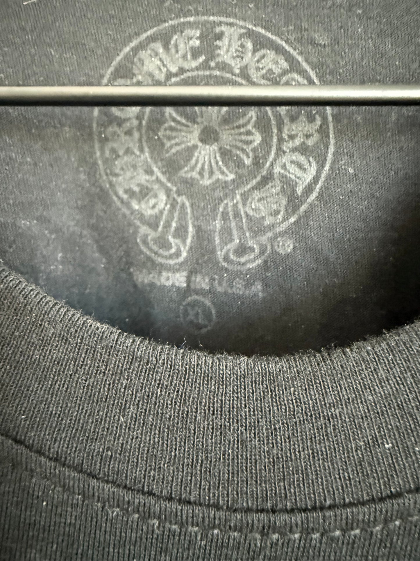 Chrome Hearts USA Spellout Logo SS T-Shirt Black