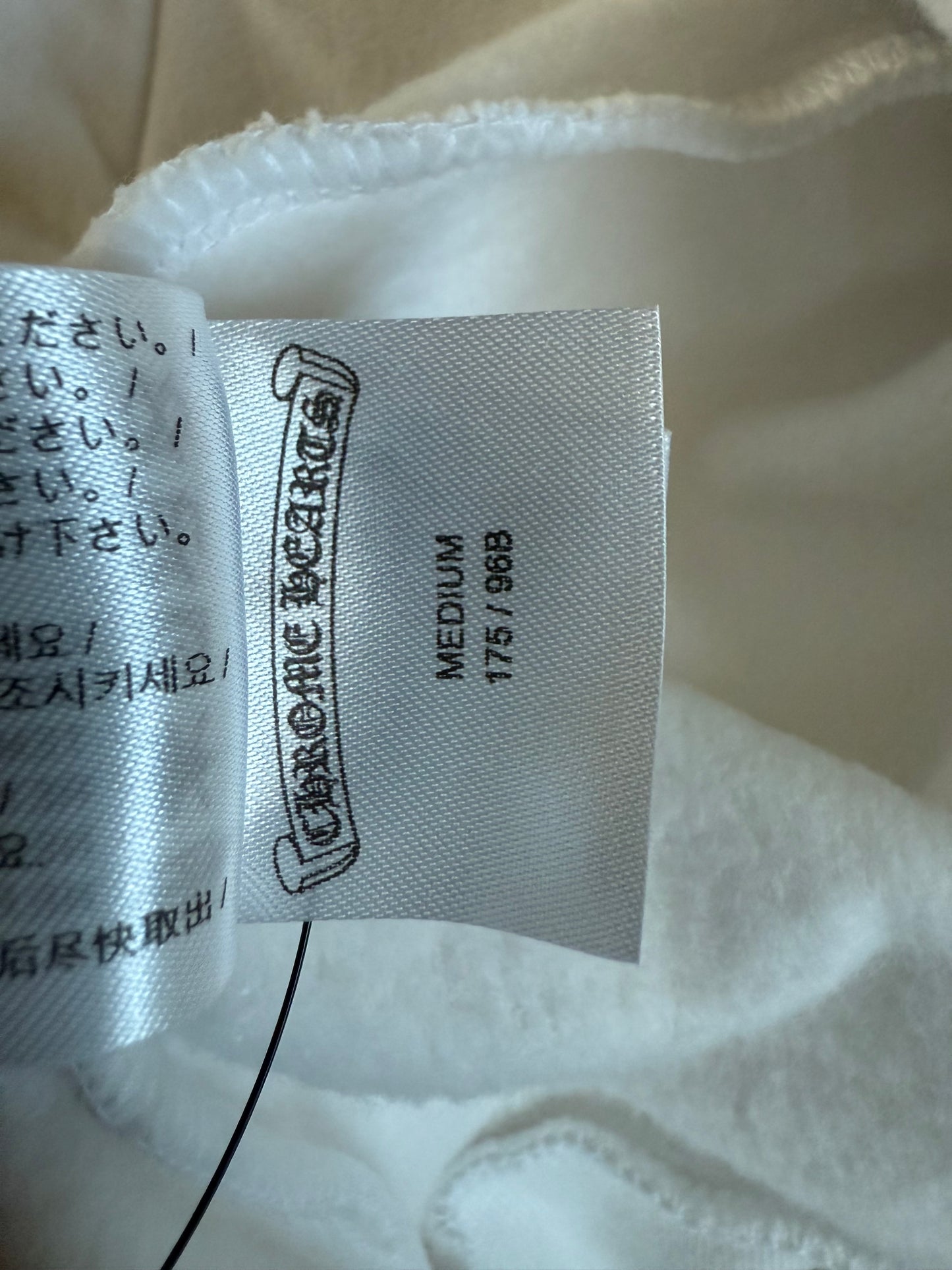 Chrome Hearts Miami Horseshoe Pullover Hoodie White