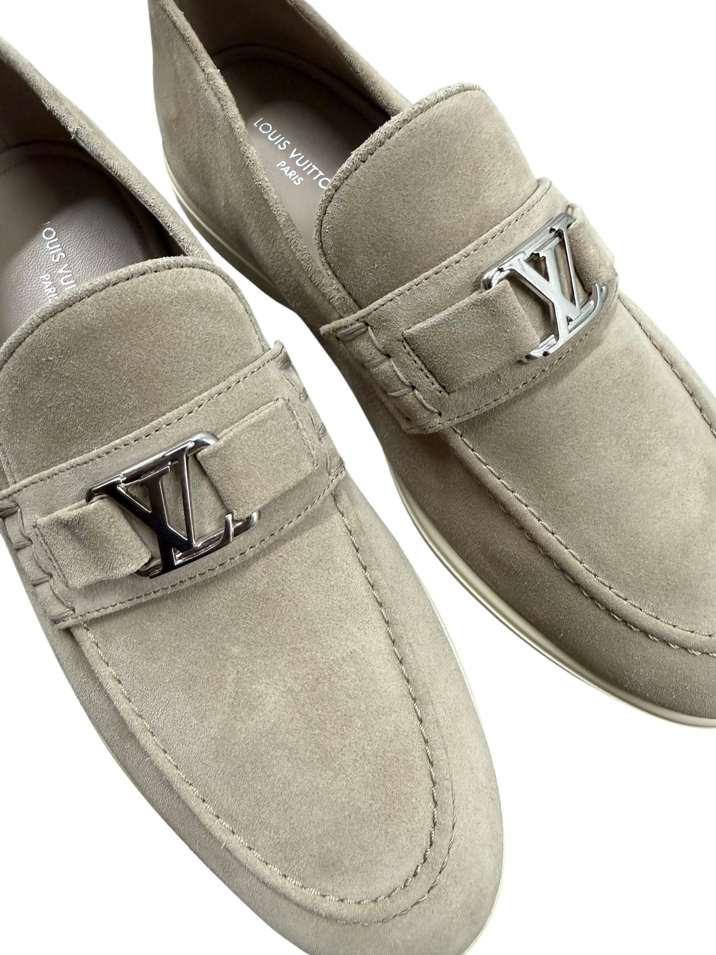 Louis Vuitton Resort Suede Loafer Tan