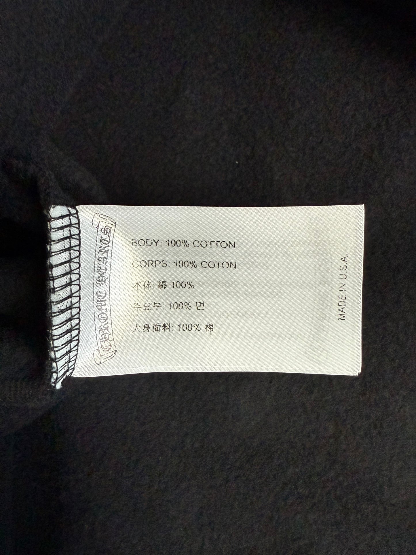 Chrome Hearts Horseshoe Pullover Hoodie Black