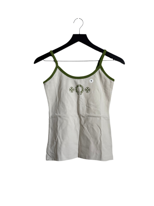 Chrome Hearts Roller Skates Horseshoe Tank Top Beige