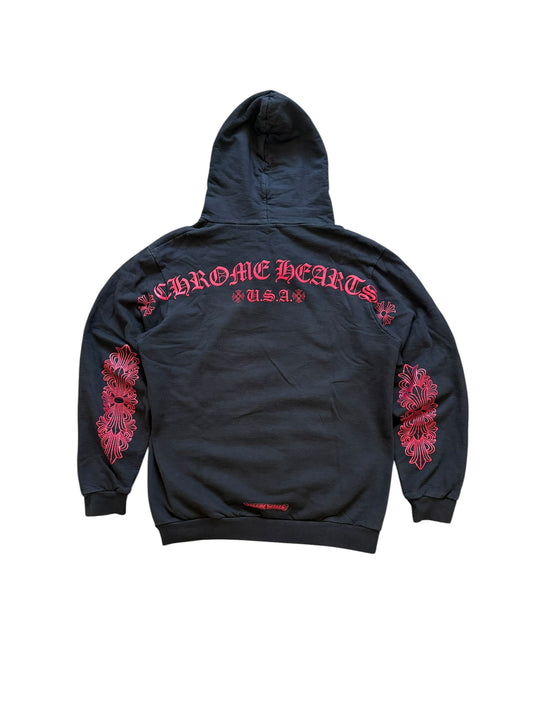 Chrome Hearts Friends & Family Floral Pullover Hoodie