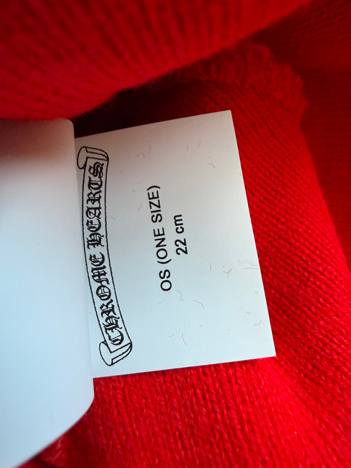Chrome Hearts Stacked Logo Embroidery Beanie