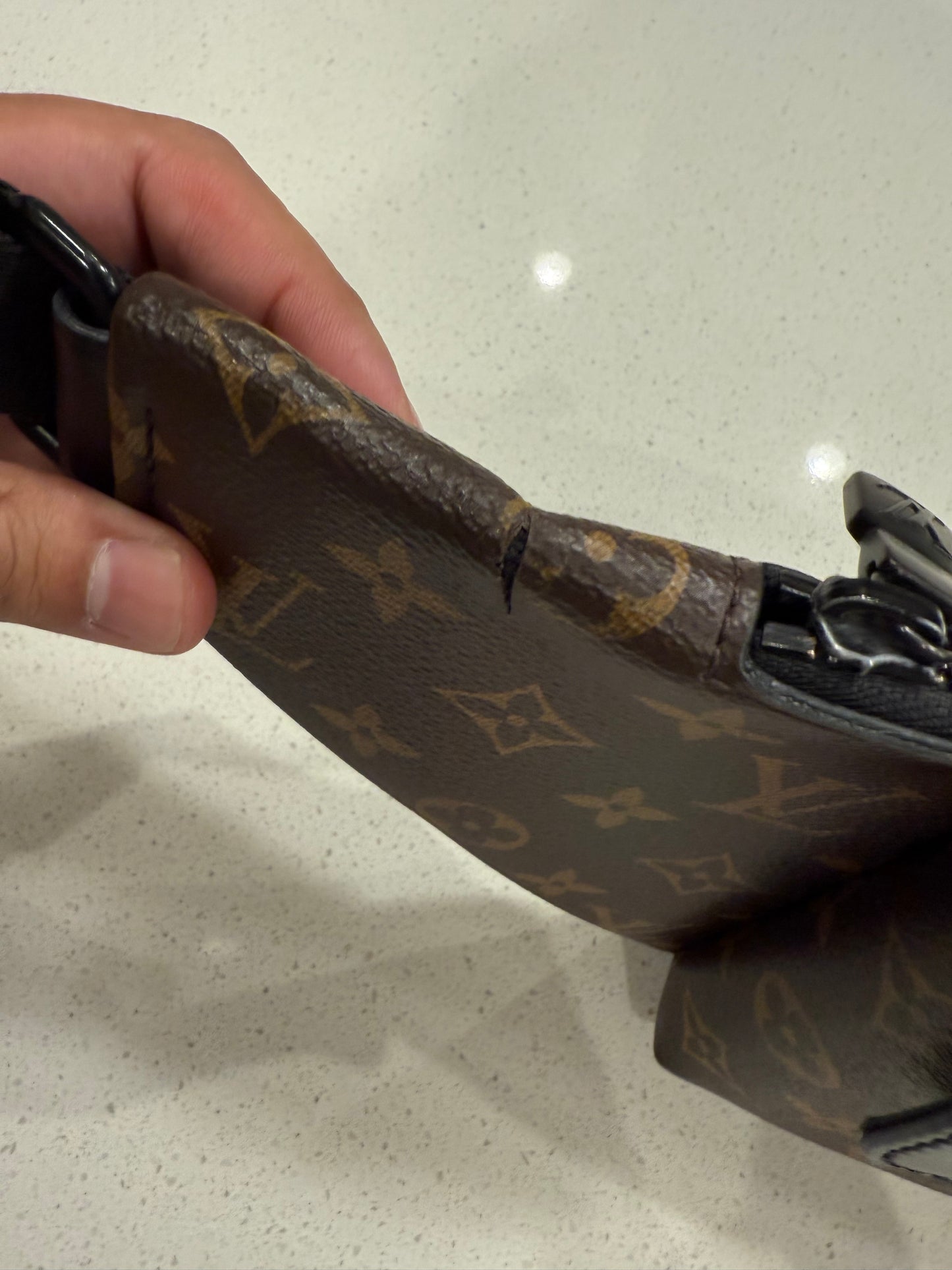 Louis Vuitton Discover Monogram Bum Bag Brown