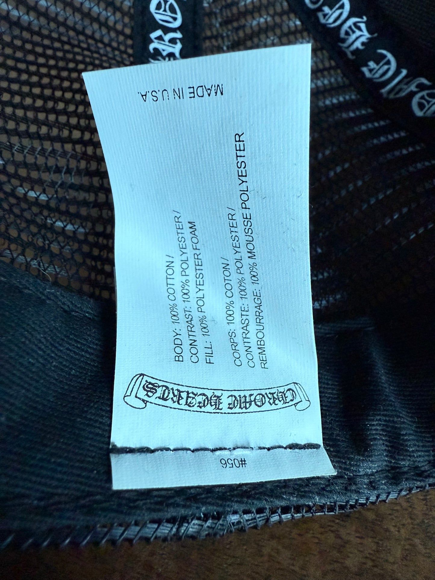 Chrome Hearts Las Vegas Trucker Black