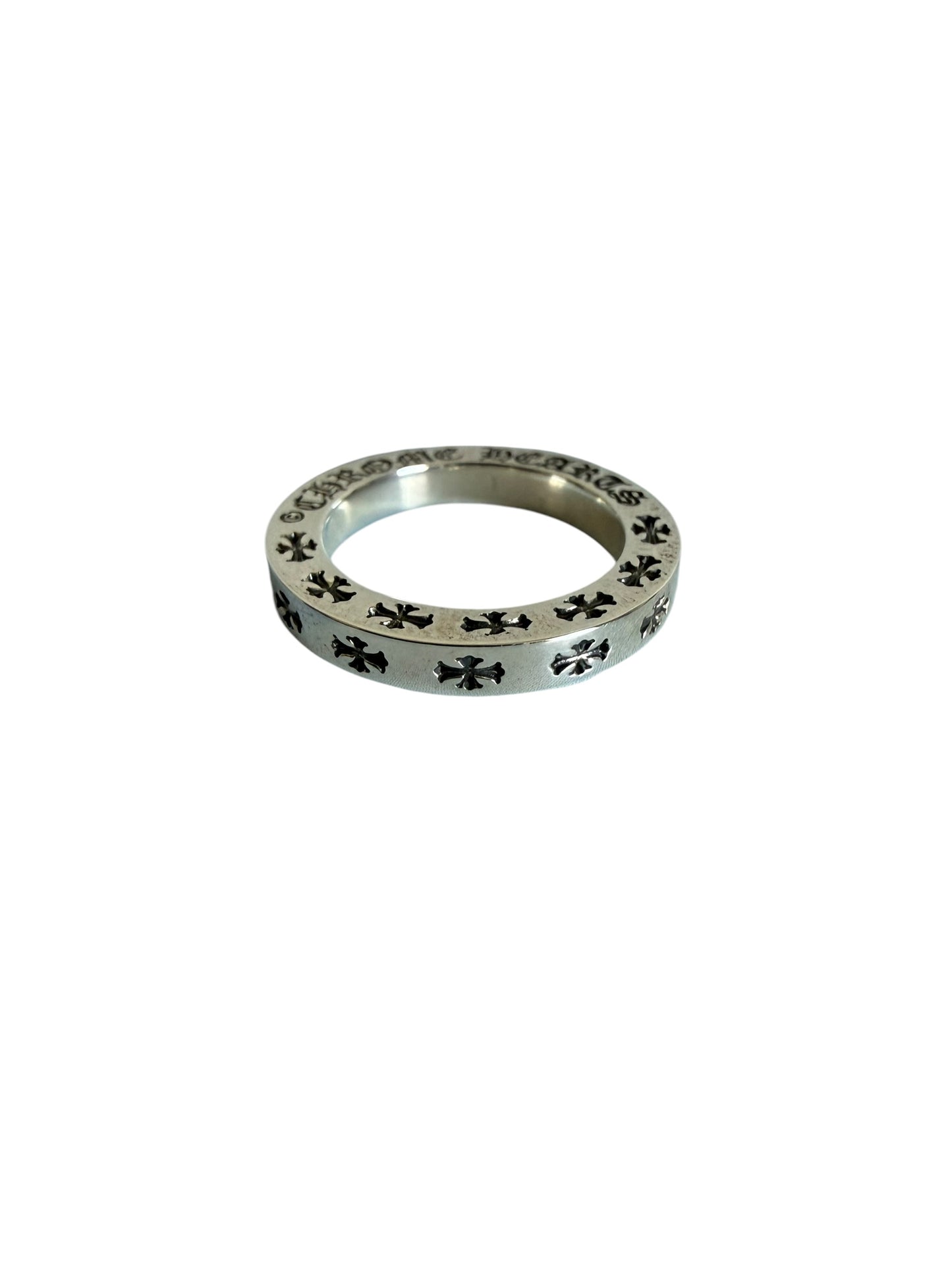 Chrome Hearts Malibu FU 3MM Spacer Silver Ring