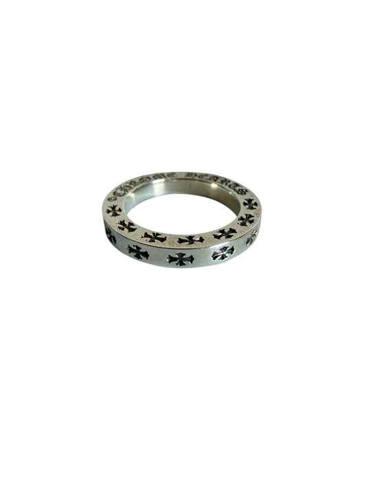 Chrome Hearts Malibu FU 3MM Spacer Silver Ring