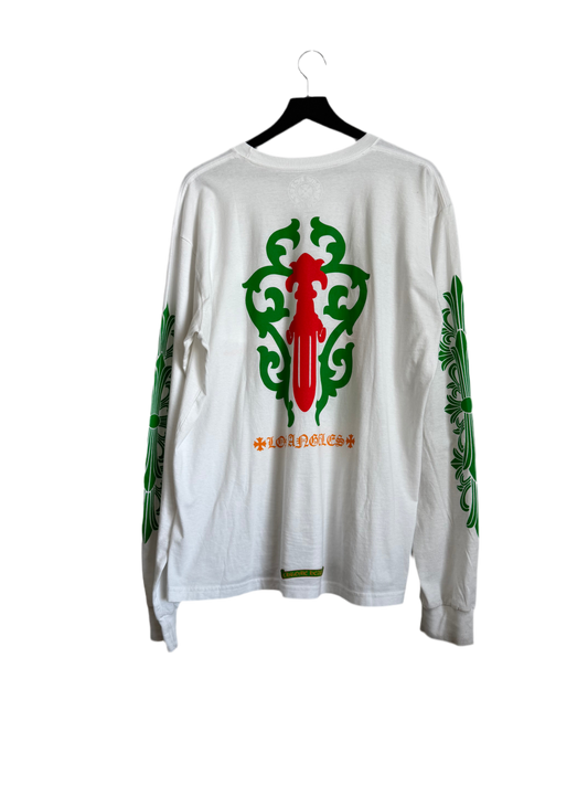 Chrome Hearts LA Vine Dagger LS T-Shirt White