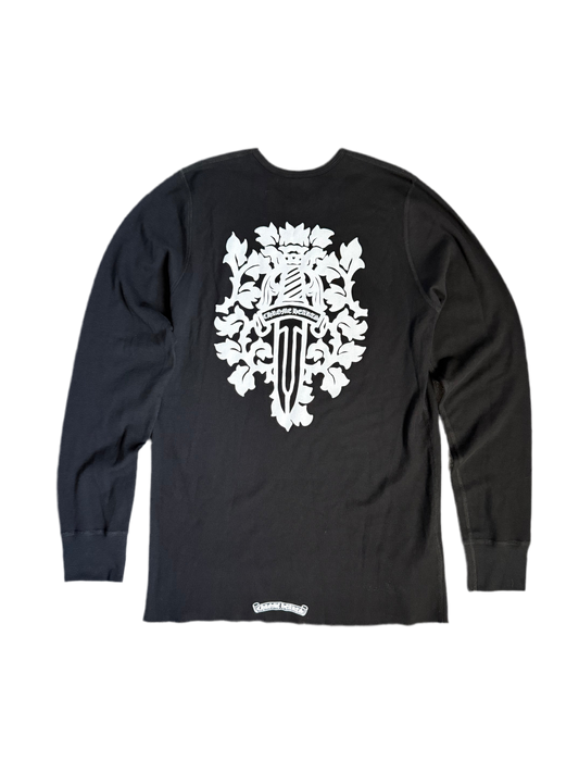 Chrome Hearts Vine Dagger Thermal LS T-Shirt Black