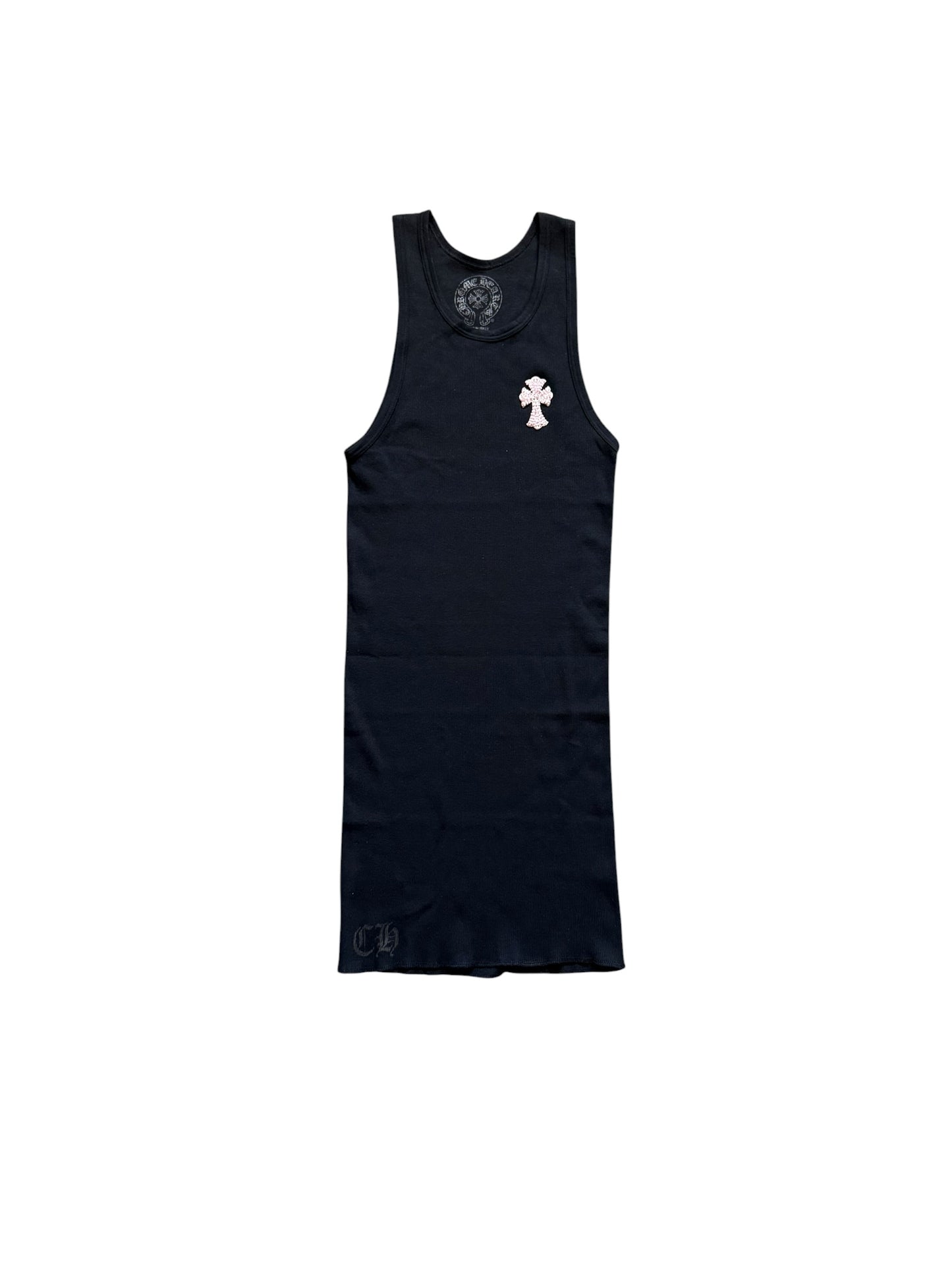 Chrome Hearts Crystal Cross Tank Top