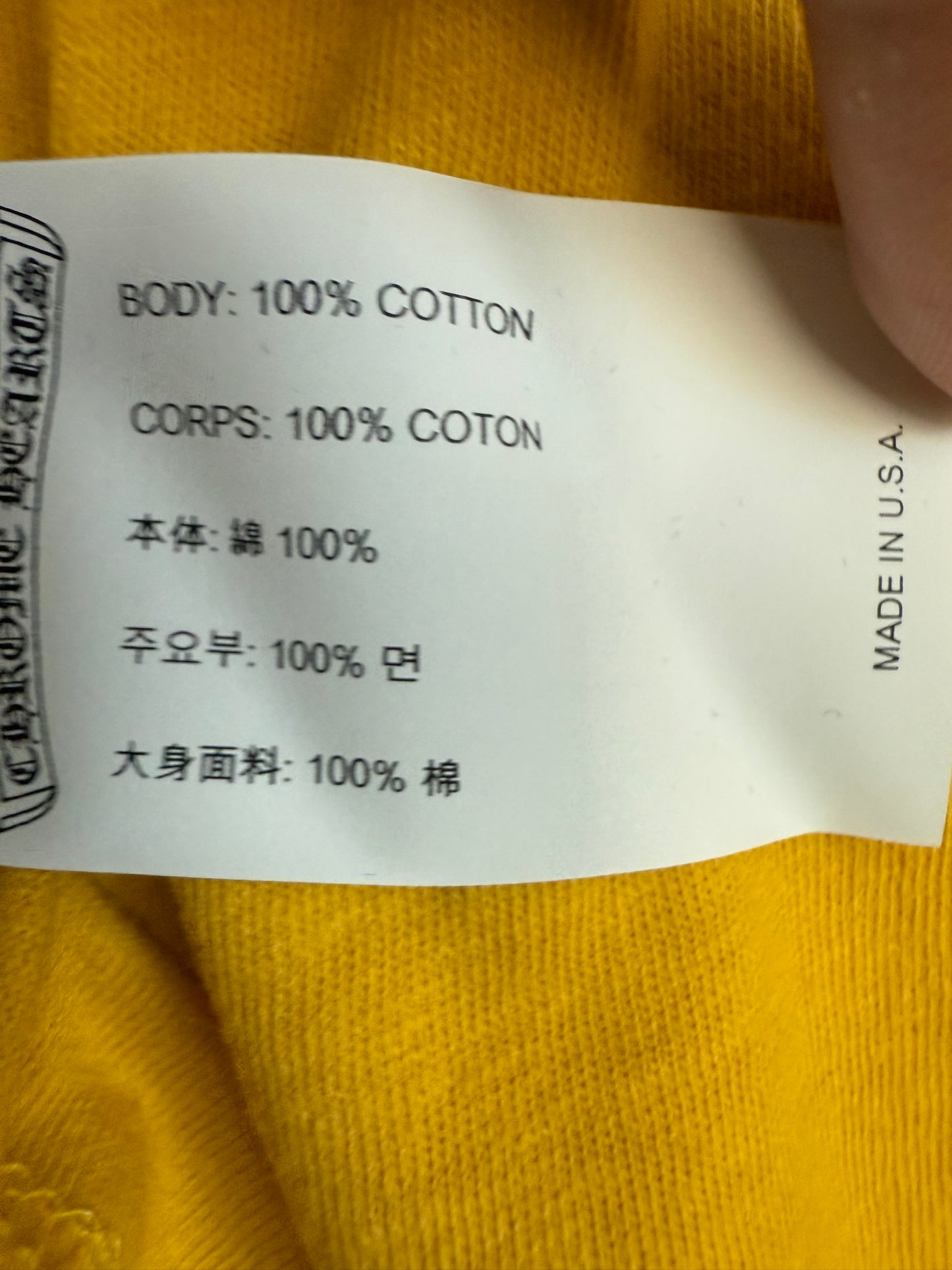 Chrome Hearts Roller Skates Horseshoe SS T-Shirt Yellow