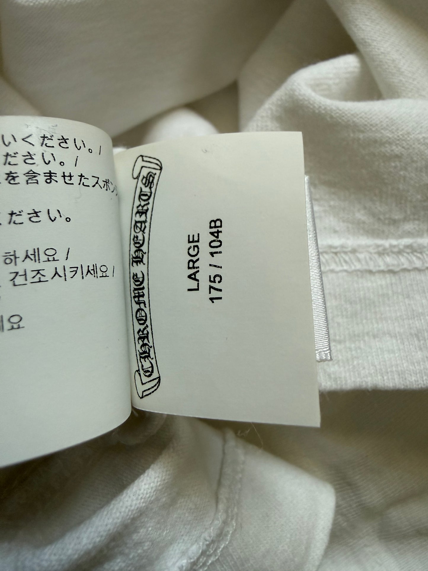 Chrome Hearts YNOT Embroidered LS T-Shirt White