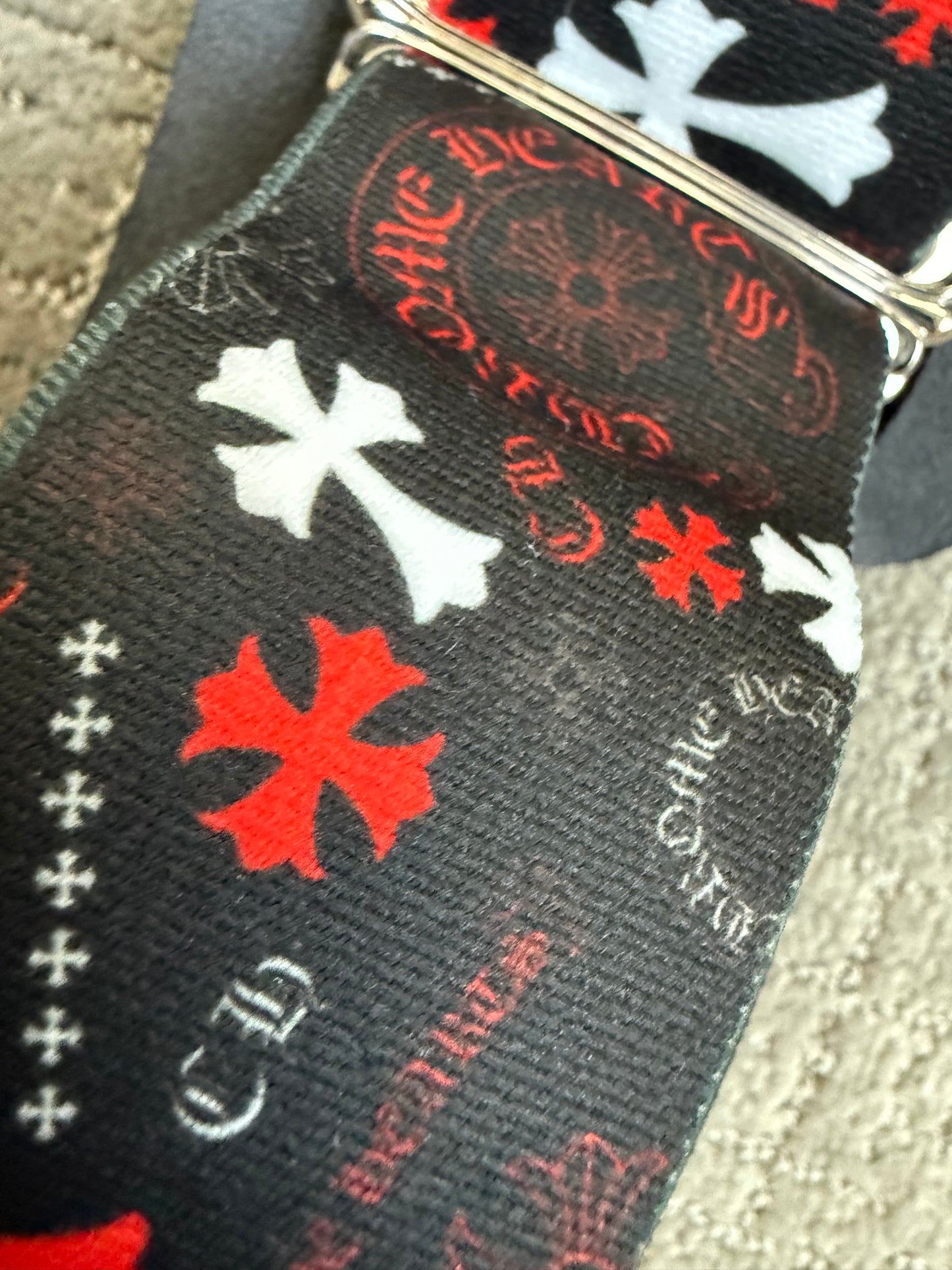Chrome Hearts Ski Goggles Red Black