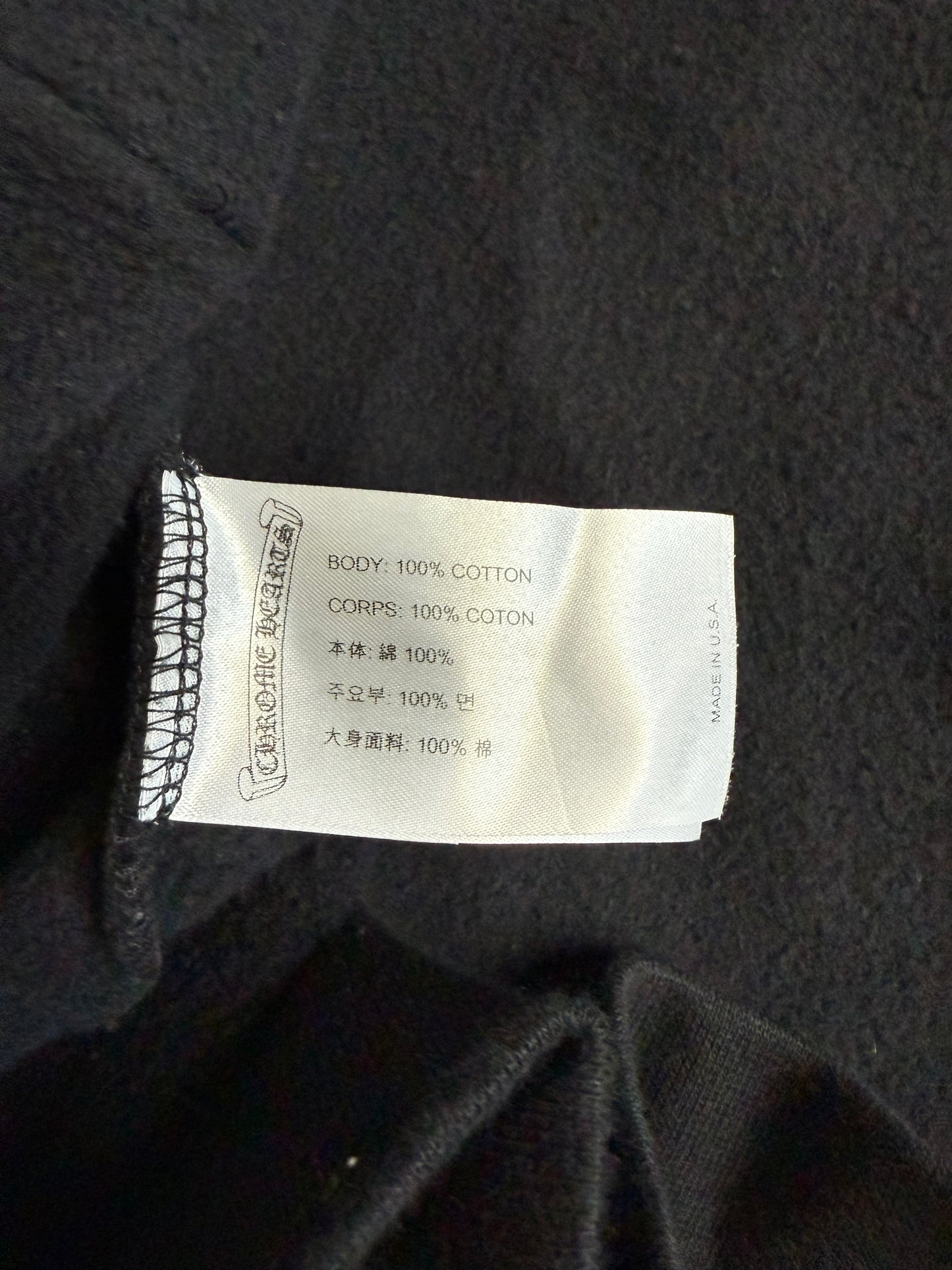 Chrome Hearts Turbo Pullover Hoodie Black